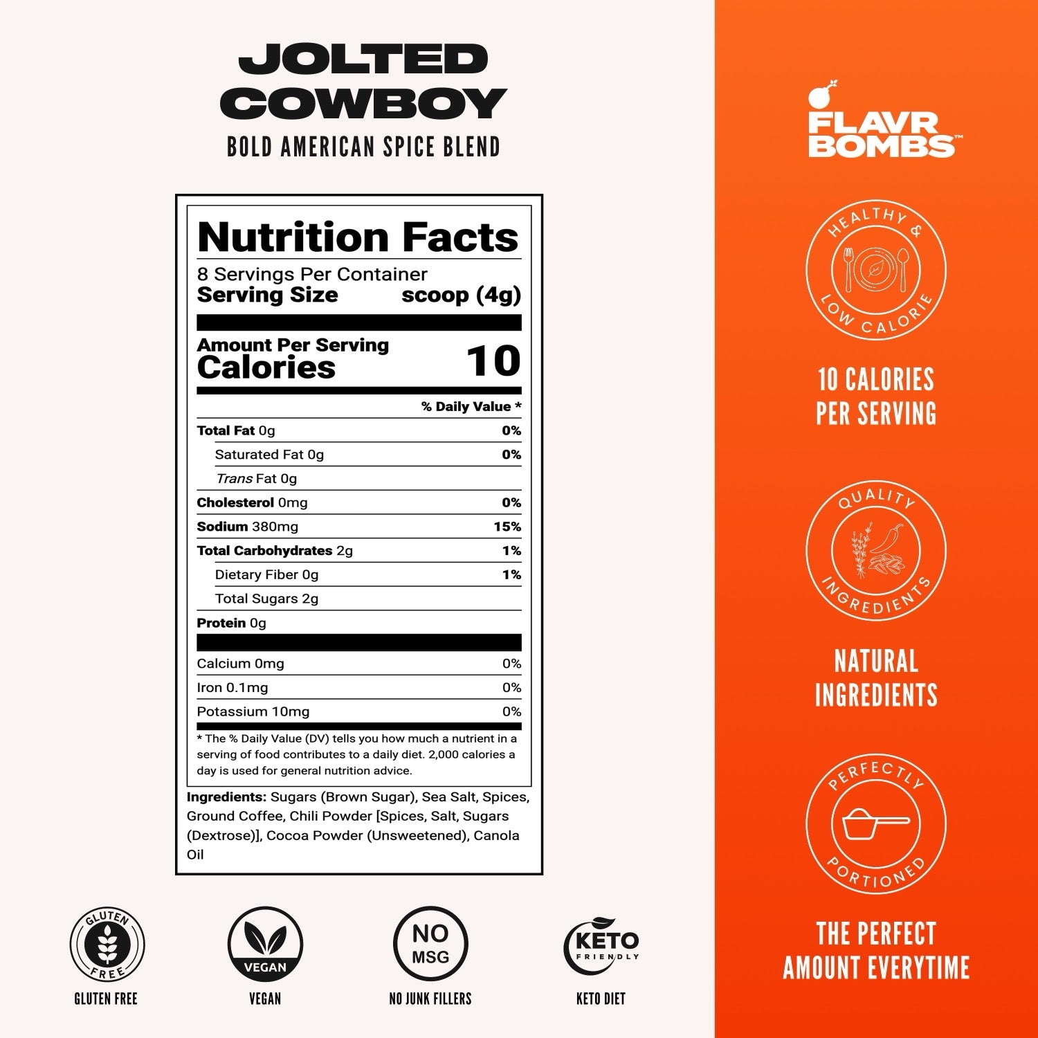 Jolted Cowboy BBQ Spice Blend